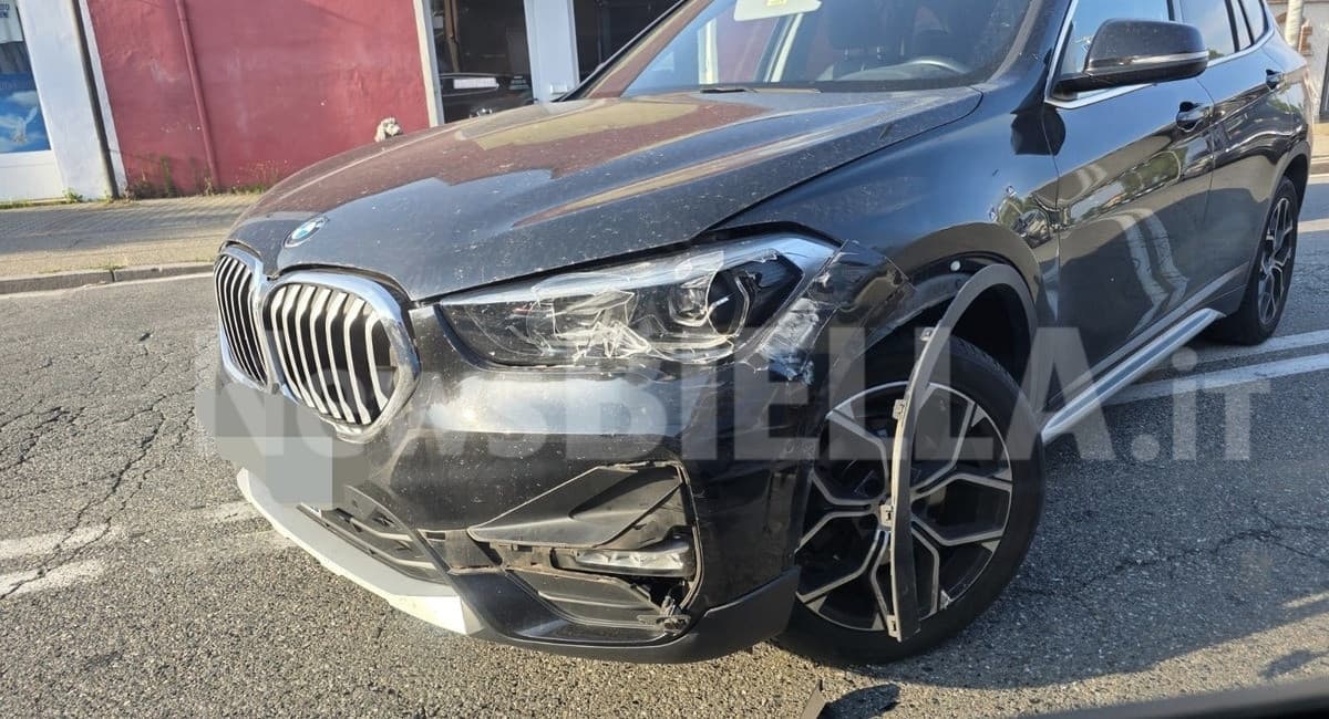 Biella, incidente tra auto e moto in via Milano