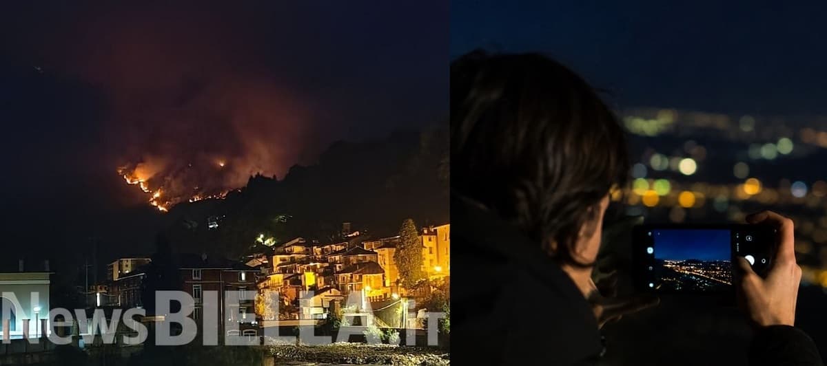 Incendio in Valsessera, a Coggiola arrivano i curiosi a caccia di foto. L’appello del sindaco: “Evitate comportamenti a rischio"