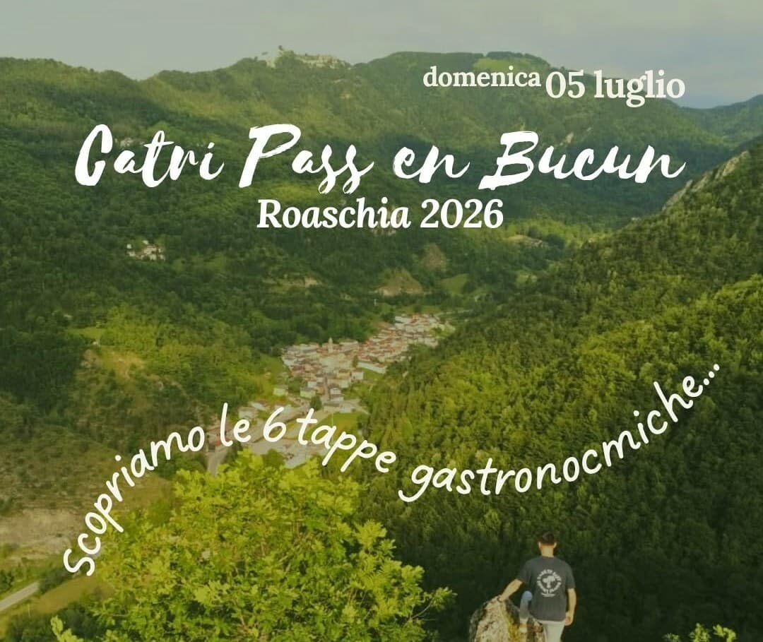 A Roaschia torna “Catri Pass en Bucun”: camminare, mangiare bene e scoprire nuovi panorami