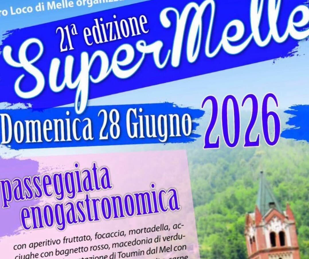 Domenica 28 giugno, a Melle, torna il consueto appuntamento gastronomico “Supermelle”