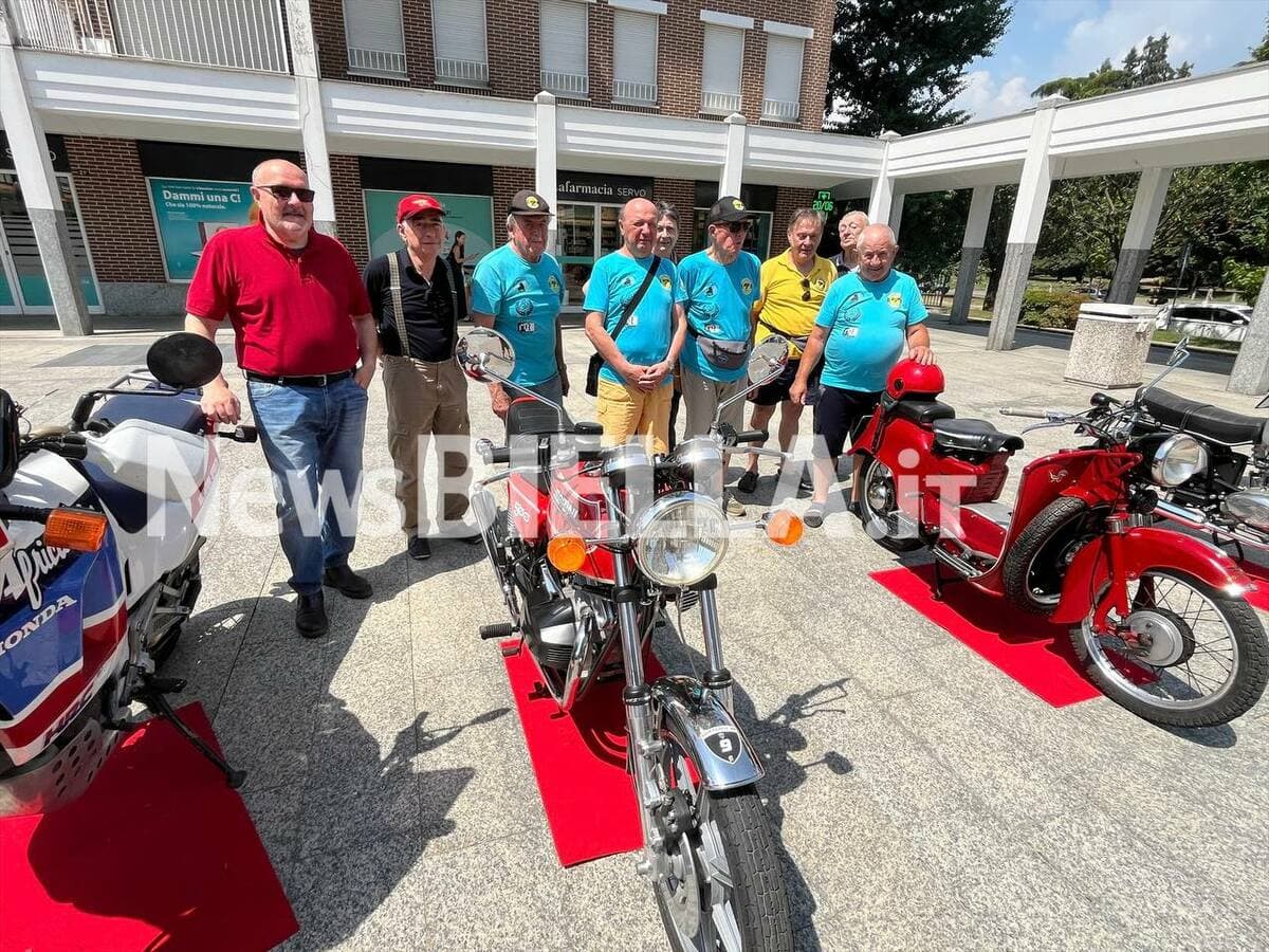 Biella, spazio agli appassionati di moto d'epoca FOTO e VIDEO