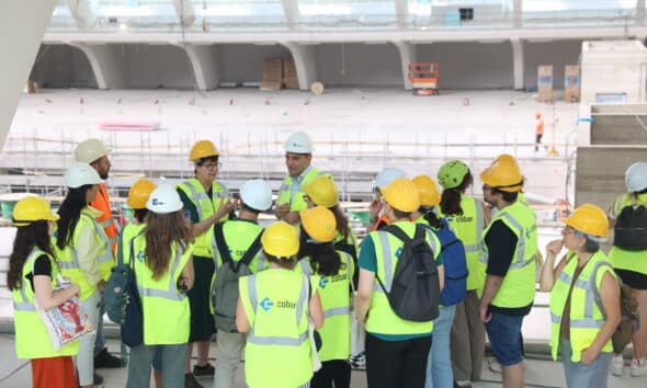 I volontari e le volontarie del Servizio Civile hanno visitato il cantiere della nuova Biblioteca Civica Centrale al Valentino