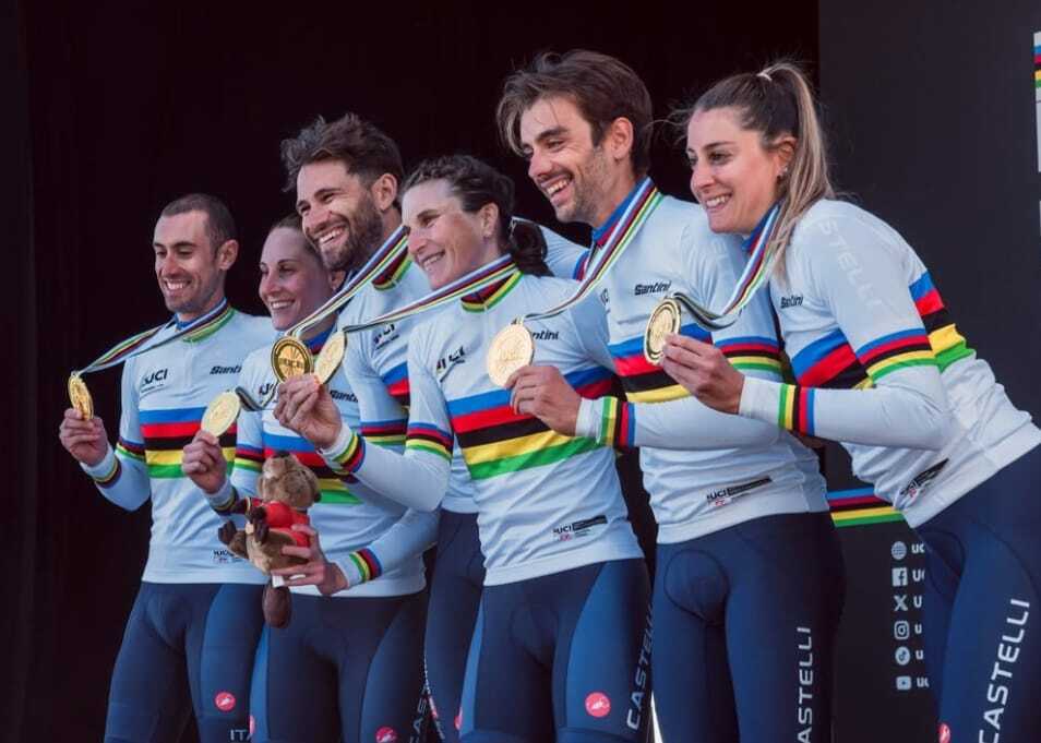 CICLISMO / Matteo Sobrero al via degli Europei su strada: dopo il trionfo iridato, obiettivo titolo continentale nella mixed relay