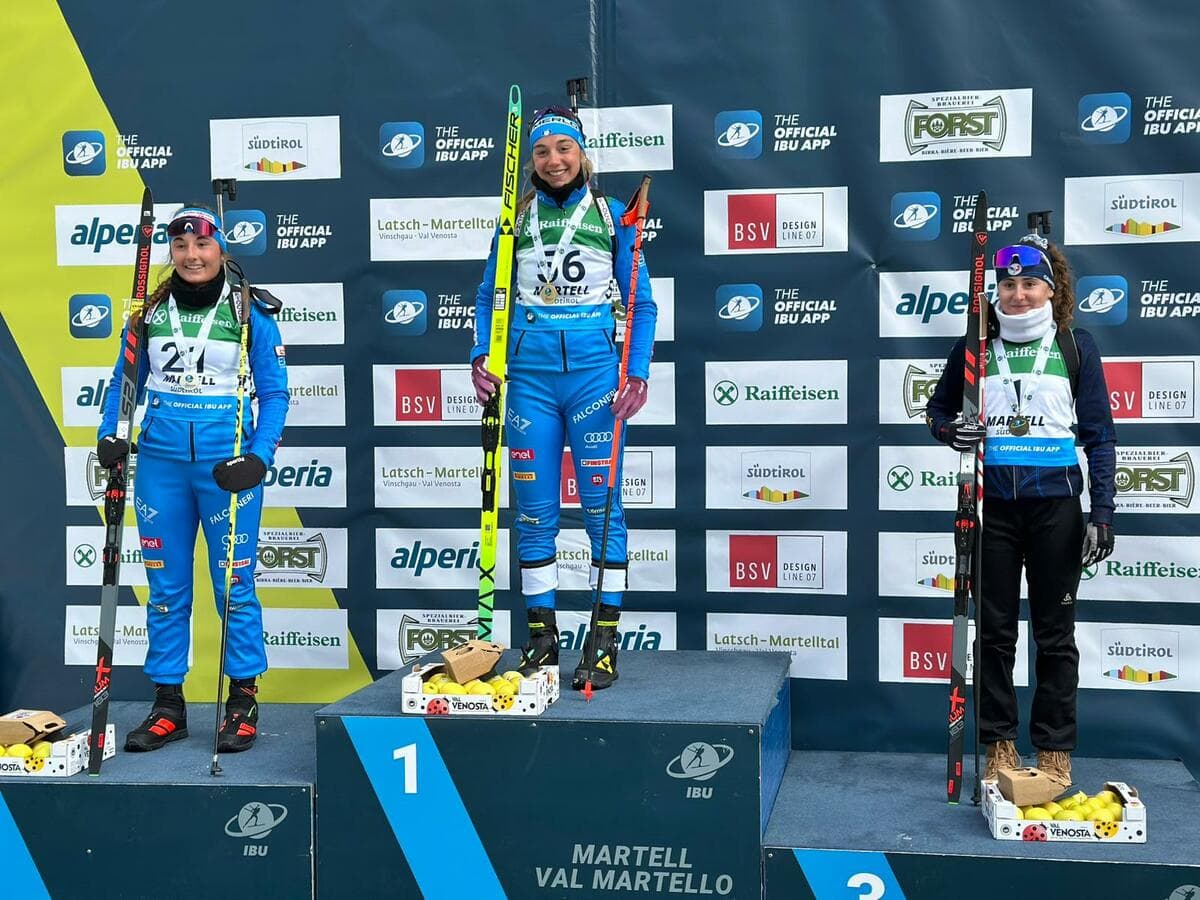 BIATHLON / Junior Cup, Carlotta Gautero fa sua l'individuale in Val Martello