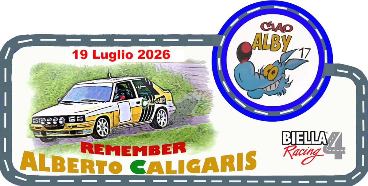 Biella 4 Racing, domenica 19 luglio il Remember Alberto Caligaris