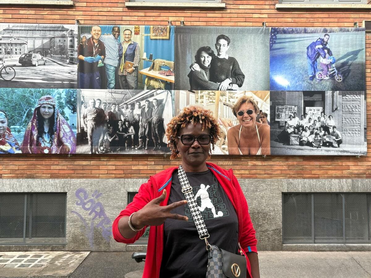 Dalla Costa d’Avorio a Torino, la storia di Julienne in foto sui muri di Barriera e Aurora: “Grata al mio Paese, ma anche all’Italia”