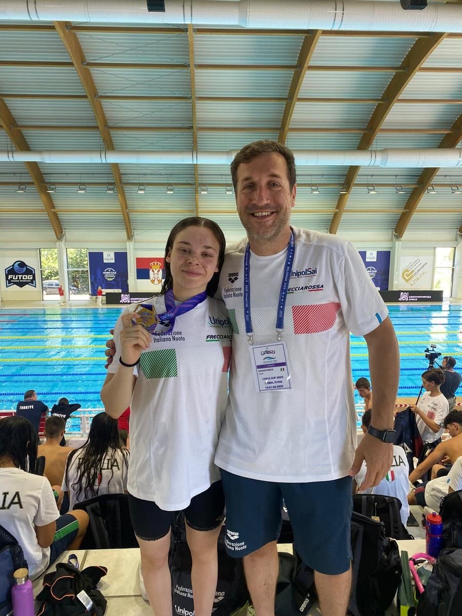 Nuoto, Emma Crepaldi sul tetto d’Europa: tre ori e un argento alla Mediterranean Cup in Serbia