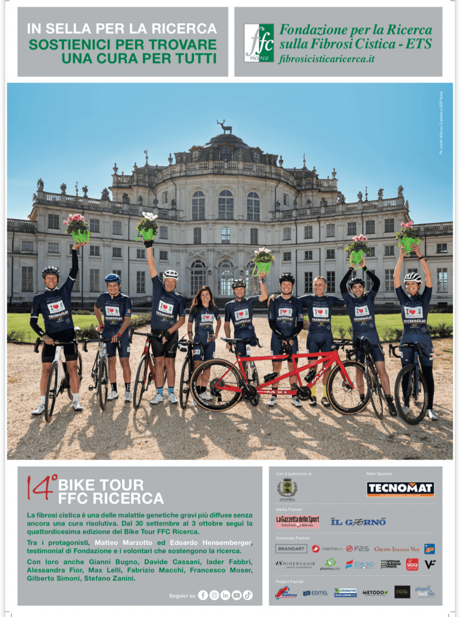 Charity Bike Tour FFC Ricerca si concluderà a Biella 