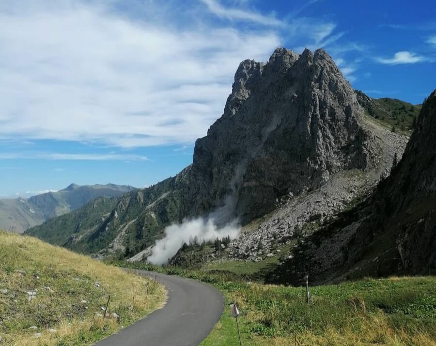 Importante distacco di rocce dalla Punta Parvo in Valle Grana: nessun ferito