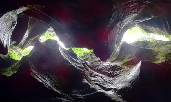 Spaccatura nella montagna: chiusa la gola di Balmasurda agli Orridi di Uriezzo
