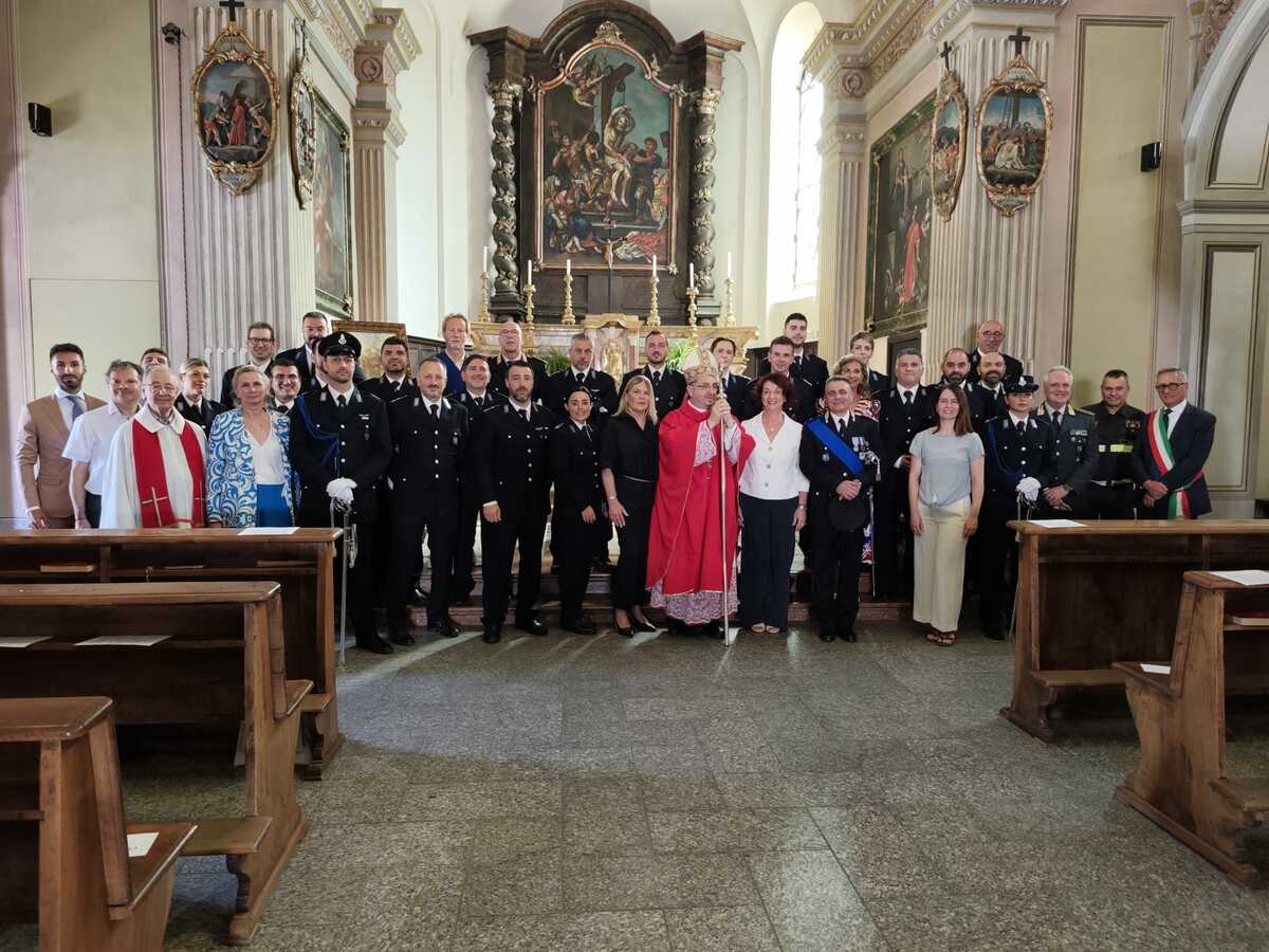 Biella, celebrata la Messa in onore di San Basilide, patrono della Polizia Penitenziaria FOTO