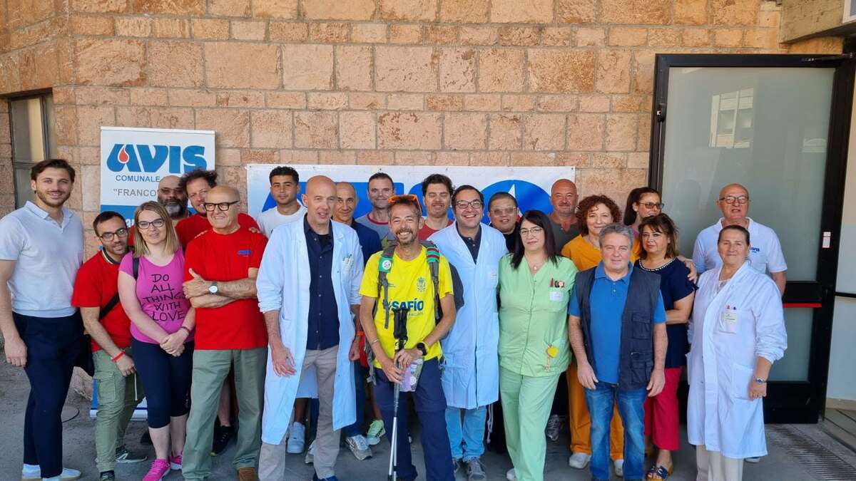 Da Biella ad Assisi per la vita: si conclude il cammino di Gianmarco Loro a sostegno della donazione di sangue FOTO