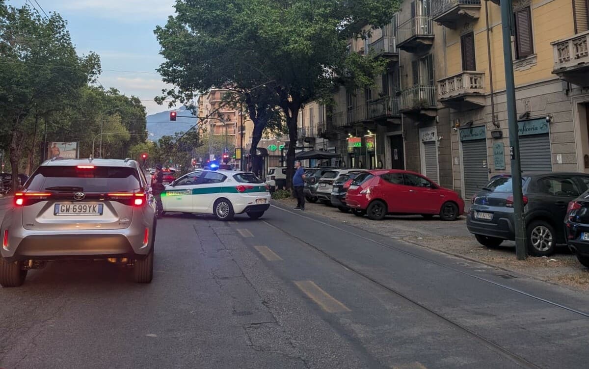 Cade un ramo sulla carreggiata: disagi al traffico in corso Belgio
