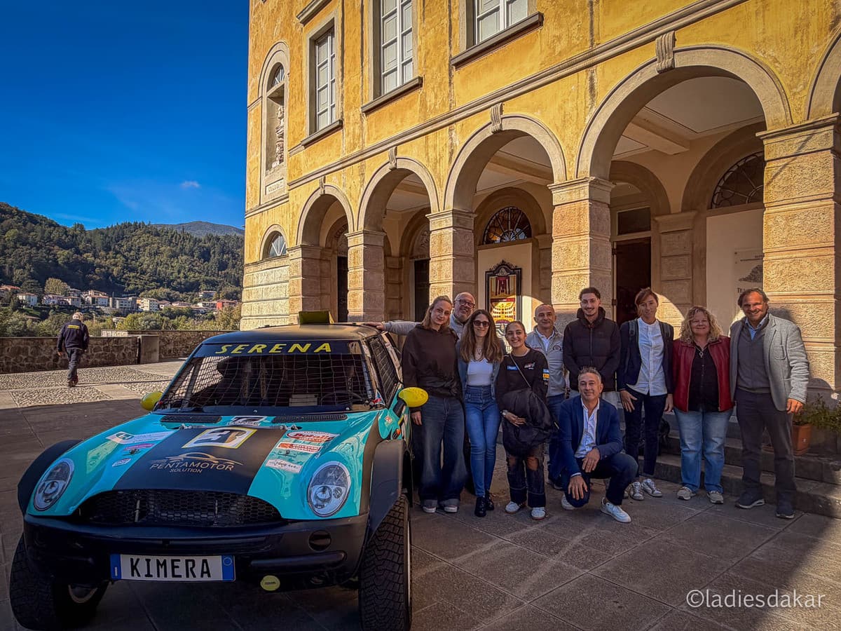 Serena Rodella con le Ladies Dakar in cattedra a Garfagnana FOTO