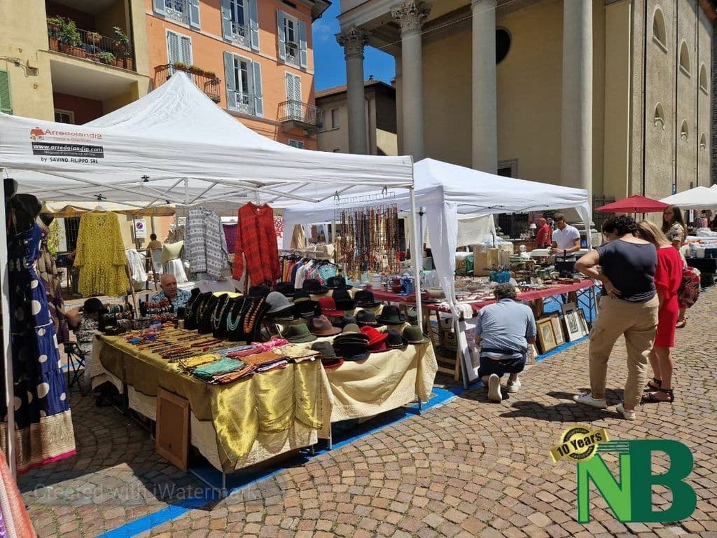 Biella, in Riva c’è il Mercatino dell’Antiquariato Minore e dell’Artigianato 