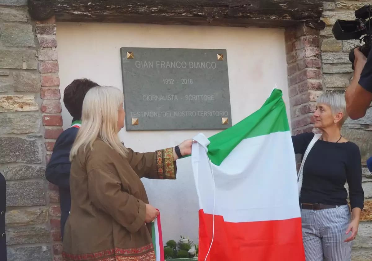 "Sulle tracce di Gian Franco Bianco": Borgo San Dalmazzo gli intitola una piazza, poi l'evento va a Fossano