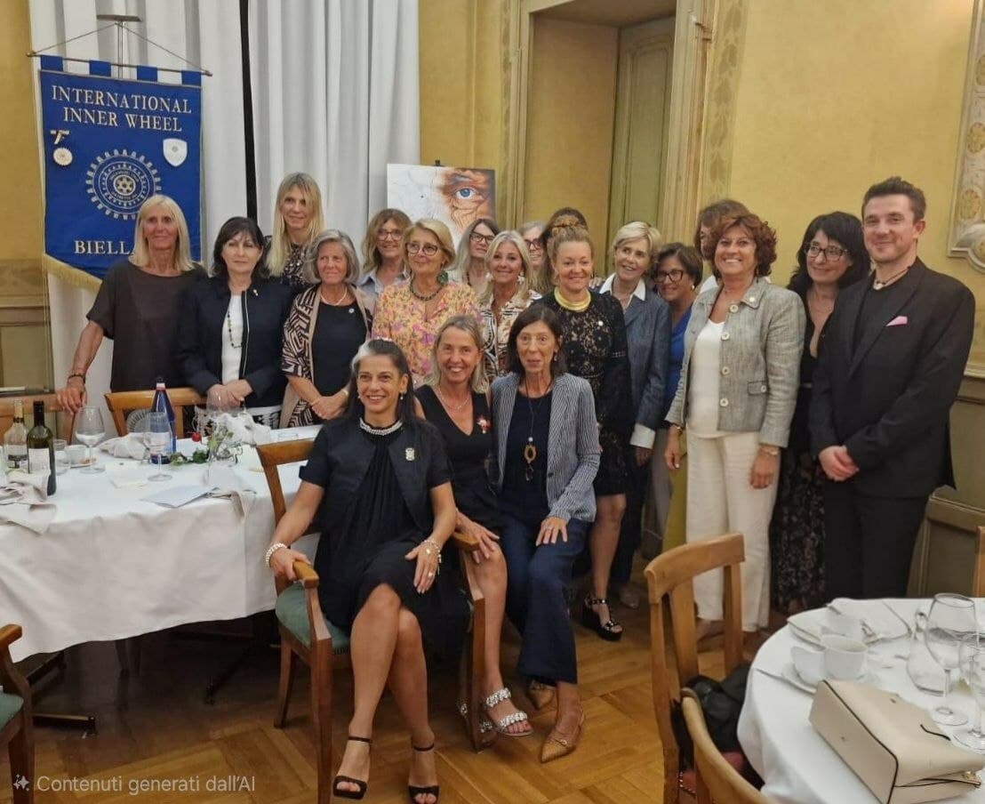 Matteo Nebuloni ospite del club Inner Wheel Biella 