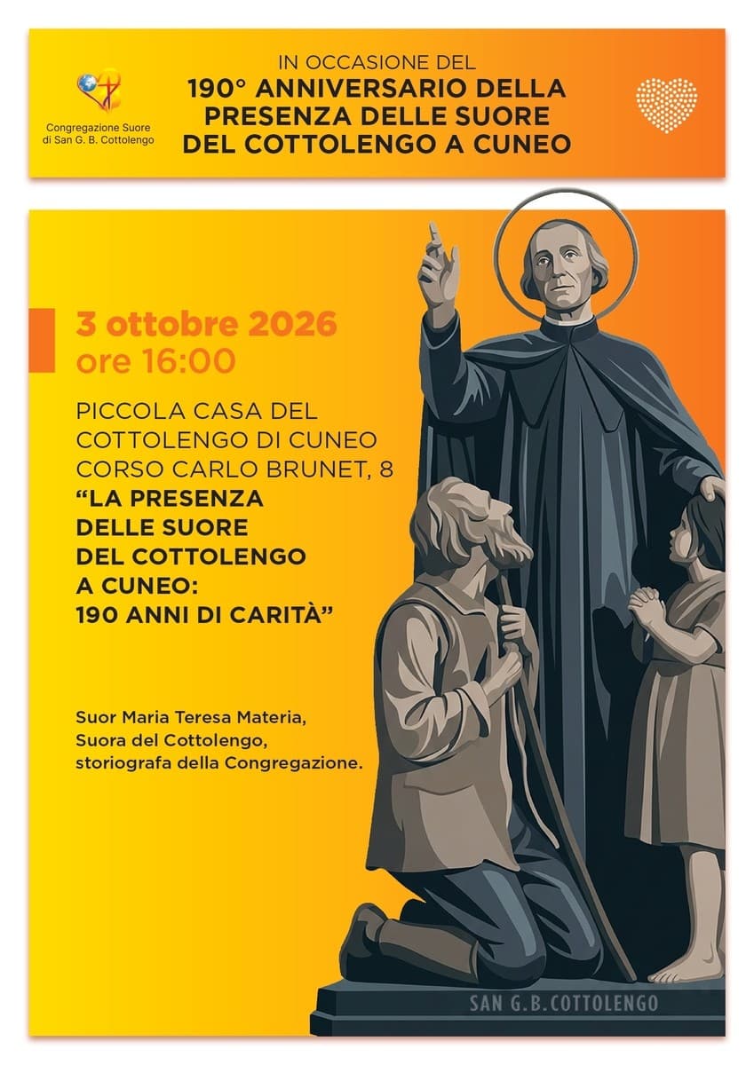Alla Piccola Casa del Cottolengo le celebrazioni per i 190 anni di presenza delle Suore a Cuneo