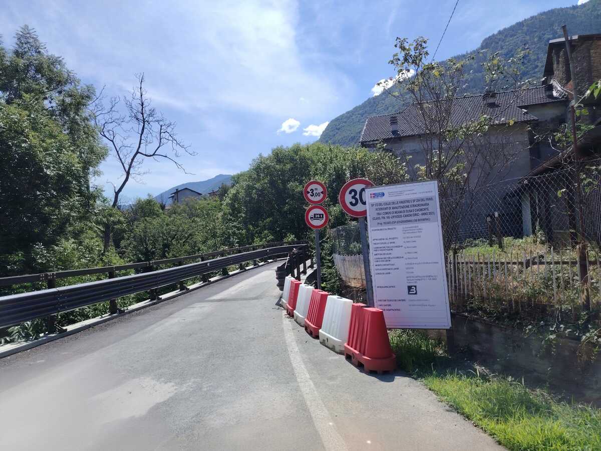 Prosegue la manutenzione straordinaria della provinciale 254 del Pian del Frais