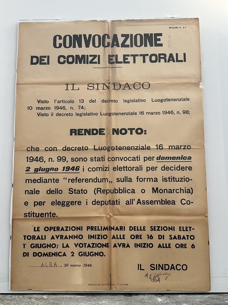 Alba: mostra “A suffragio universale” visitabile fino a domenica 28 giugno