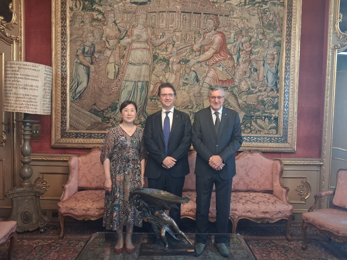 Icardi incontra la delegazione cinese dello Shanxi a Palazzo Lascaris