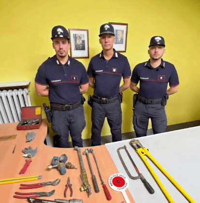 Arrestati per furto di 200 chili di rame nella vicina Valsesia