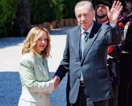 Telefonata Meloni - Erdogan per uno scambio di opinioni sulla situazione in Medio Oriente