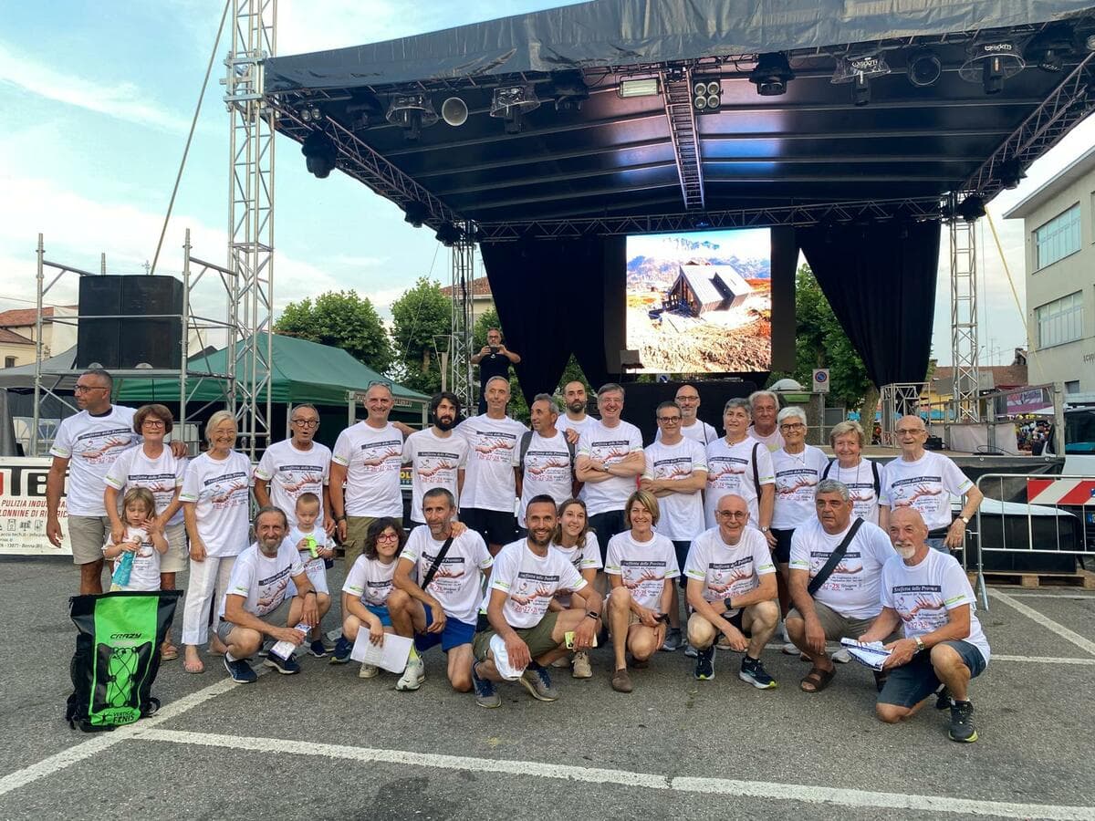 Staffetta delle Province, a Gaglianico l’arrivo di Enrico Donzelli FOTO