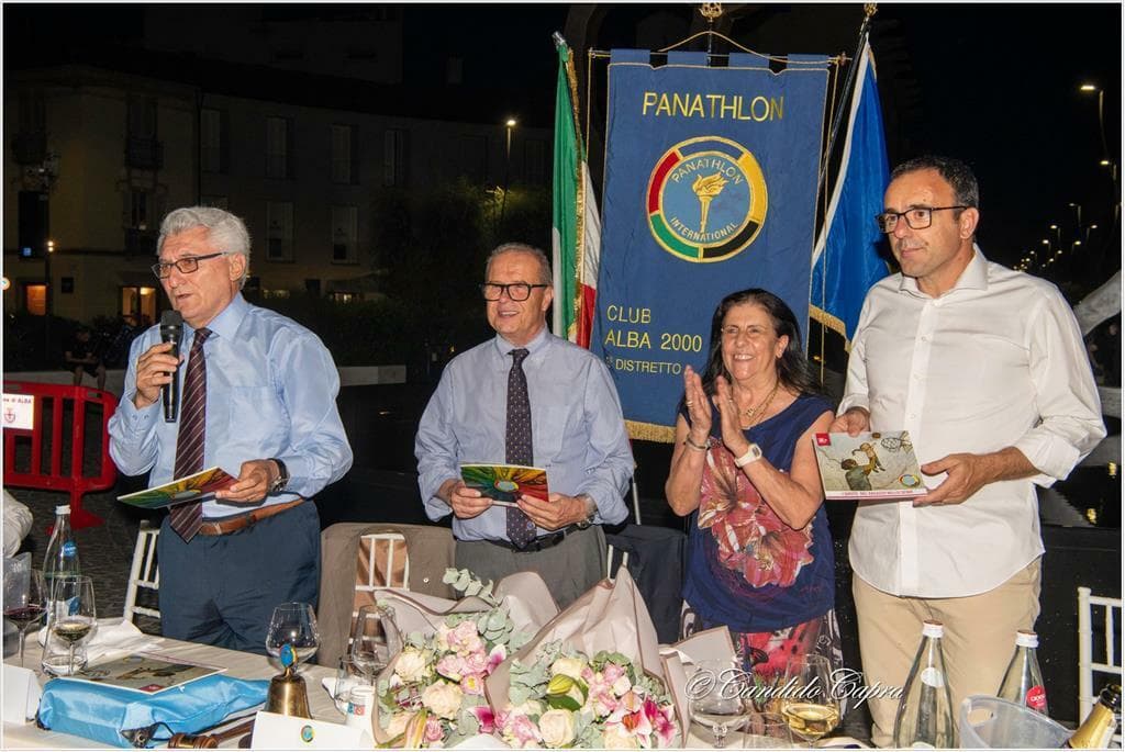 Sport e orgoglio associativo al centro della Conviviale d'Estate del Panathlon Club Alba 2000