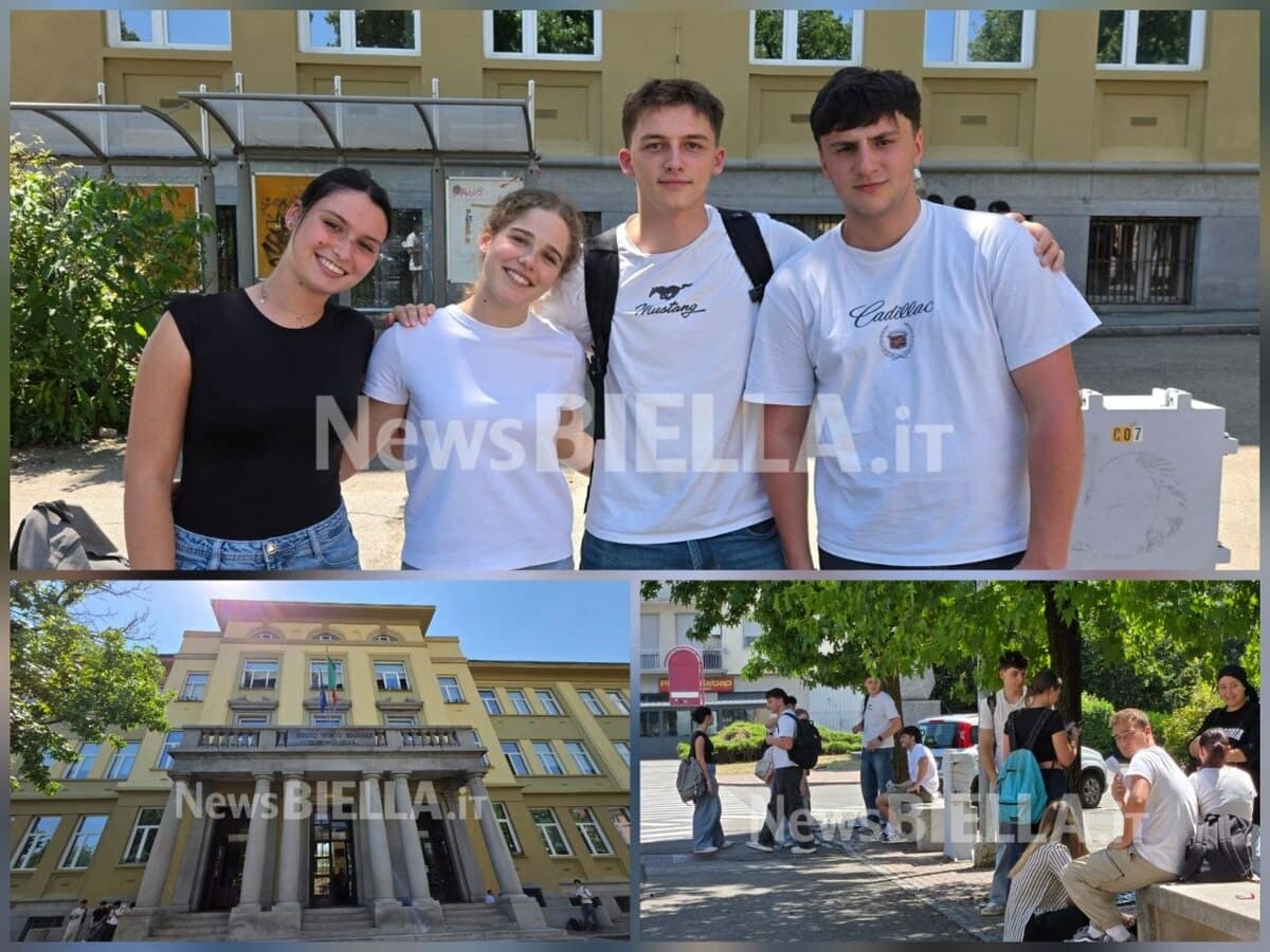 Maturità, prima prova archiviata: gli studenti biellesi temono la matematica FOTO