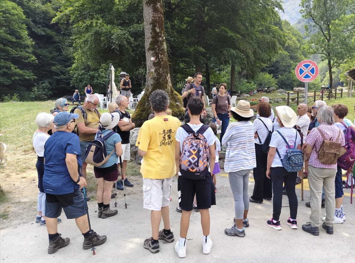 Partecipazione a Piedicavallo per la passeggiata guidata tra antiche rogge e vicende storiche della Valle Cervo FOTO