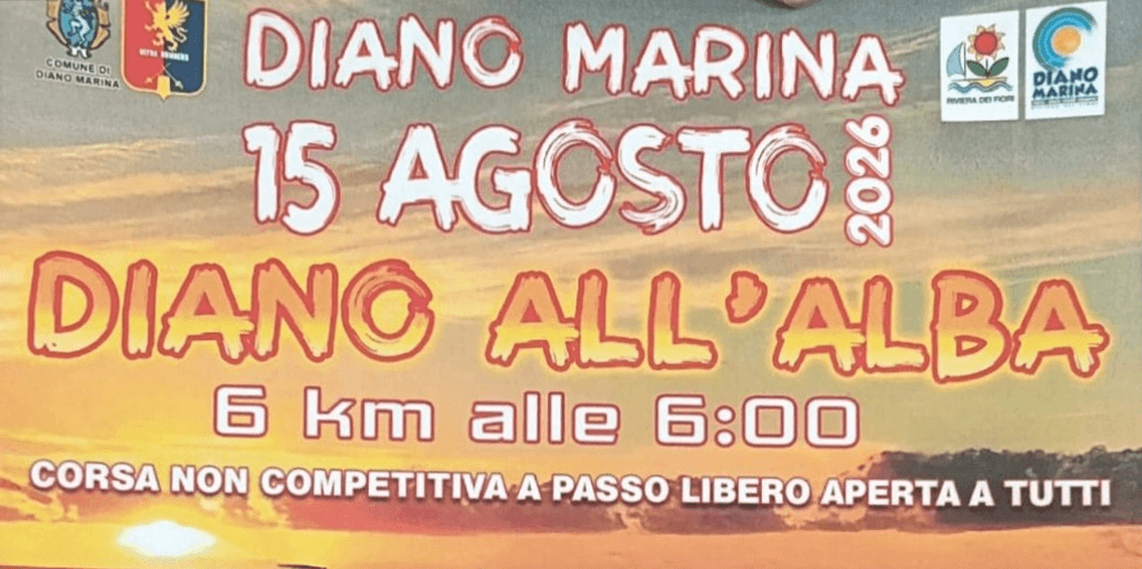 Diano Marina, a Ferragosto torna la suggestiva "6 alle 6": la novità è il percorso panoramico direttamente sul mare