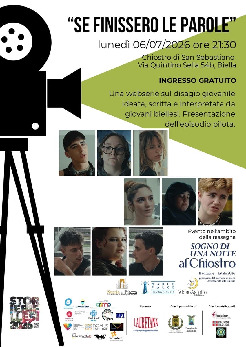 Il 6 luglio la presentazione della web-serie "Se finissero le parole"