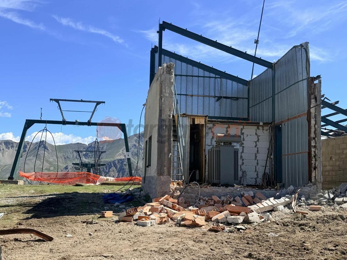 Argentera, conto alla rovescia per la seggiovia: lavori avanti spediti verso la riapertura quest'inverno
