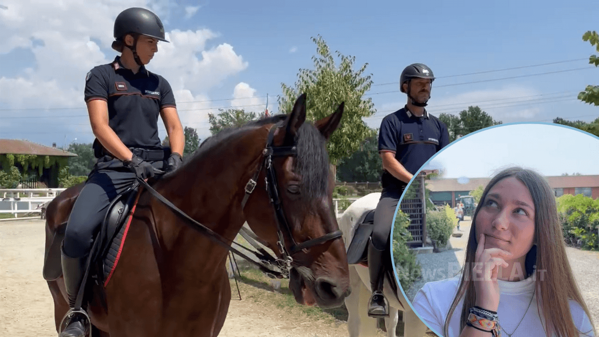 Aurora Marcon: la 15enne biellese che sogna di diventare Carabiniera a Cavallo FOTO e VIDEO 