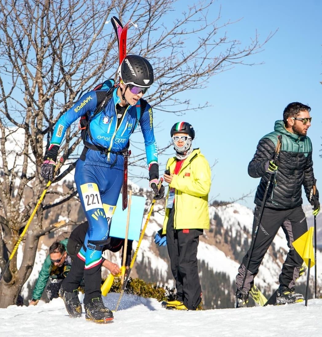 SCI ALPINISMO / Il villanovese Matteo Blangero a Rovereto con il gruppo junior azzurro