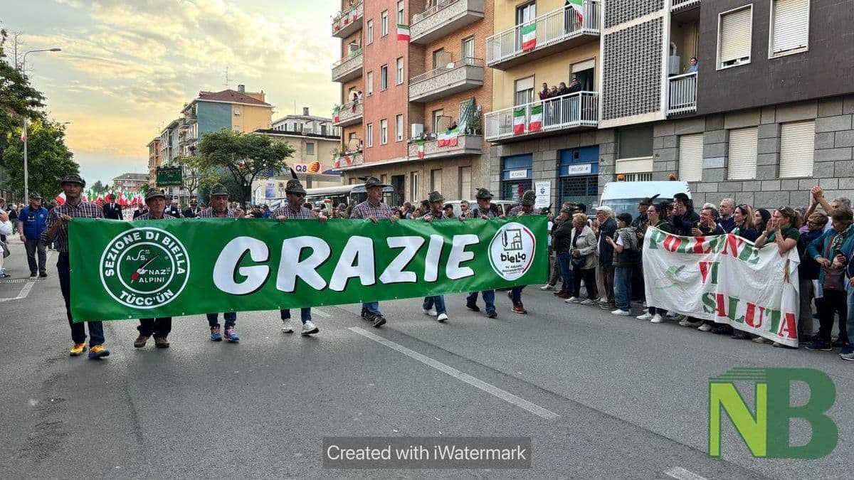 “Ricordando l’Adunata”: a Muzzano le immagini di Biella 2025