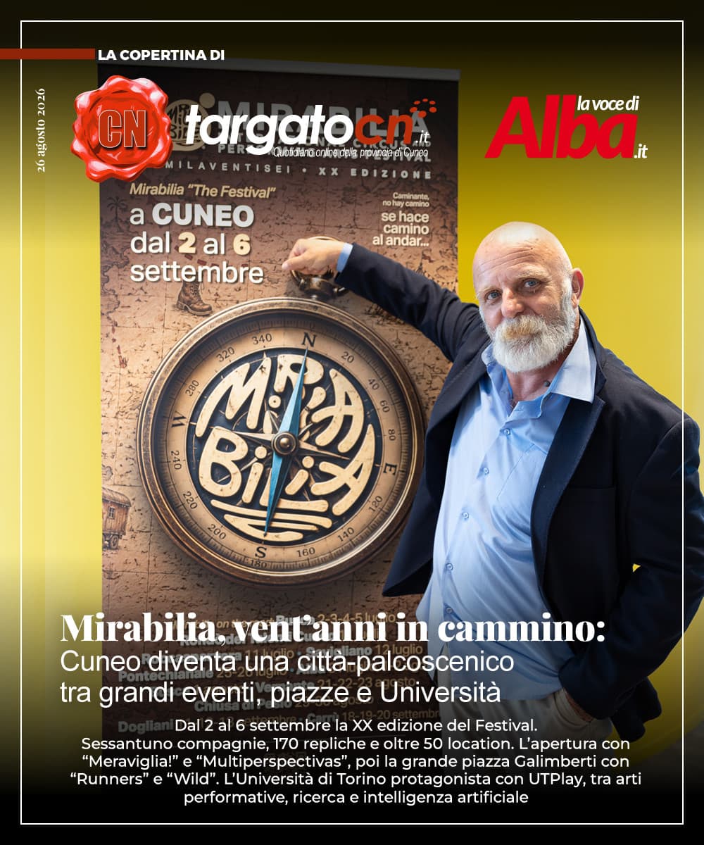 Mirabilia, vent’anni in cammino: Cuneo diventa una città-palcoscenico tra grandi eventi, piazze e Università