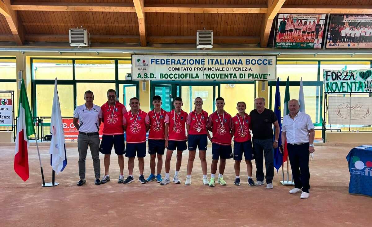 BOCCE / Auxilium Saluzzo, bronzo tricolore per l’under 15 nel volo a Noventa di Piave