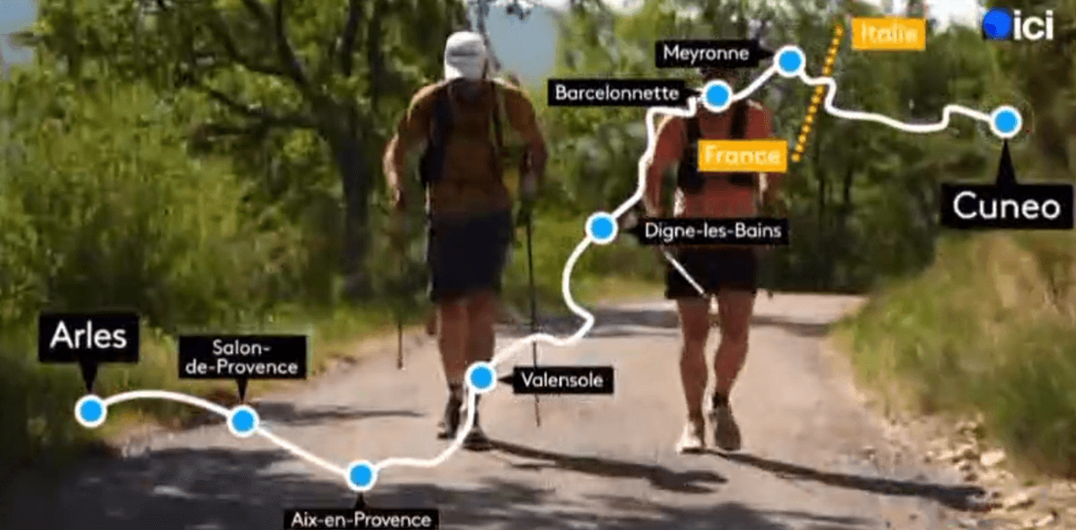 Da Arles a Cuneo di corsa lungo le vie della transumanza: Jason e Loïc sfidano il tempo sul Gr69