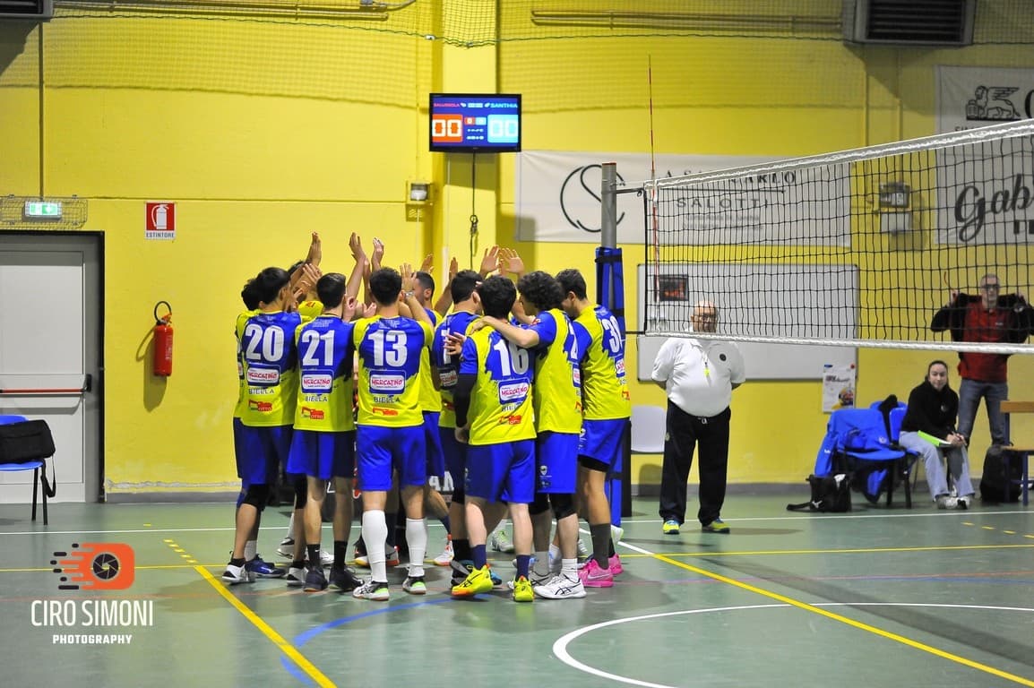 Salussola Volley, vittoria in trasferta a Santhià: test di carattere in vista del Natale FOTO