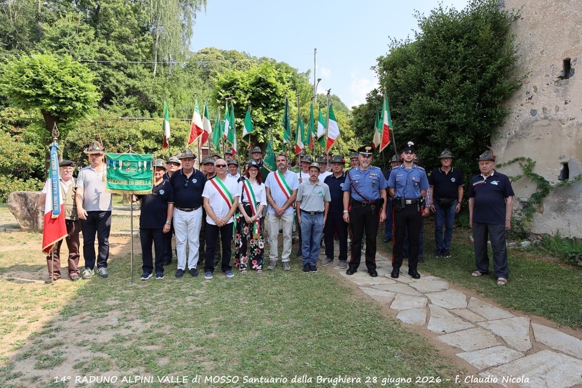 Alpini, parole di pace a Valdilana per il 14° raduno della Valle di Mosso FOTO 