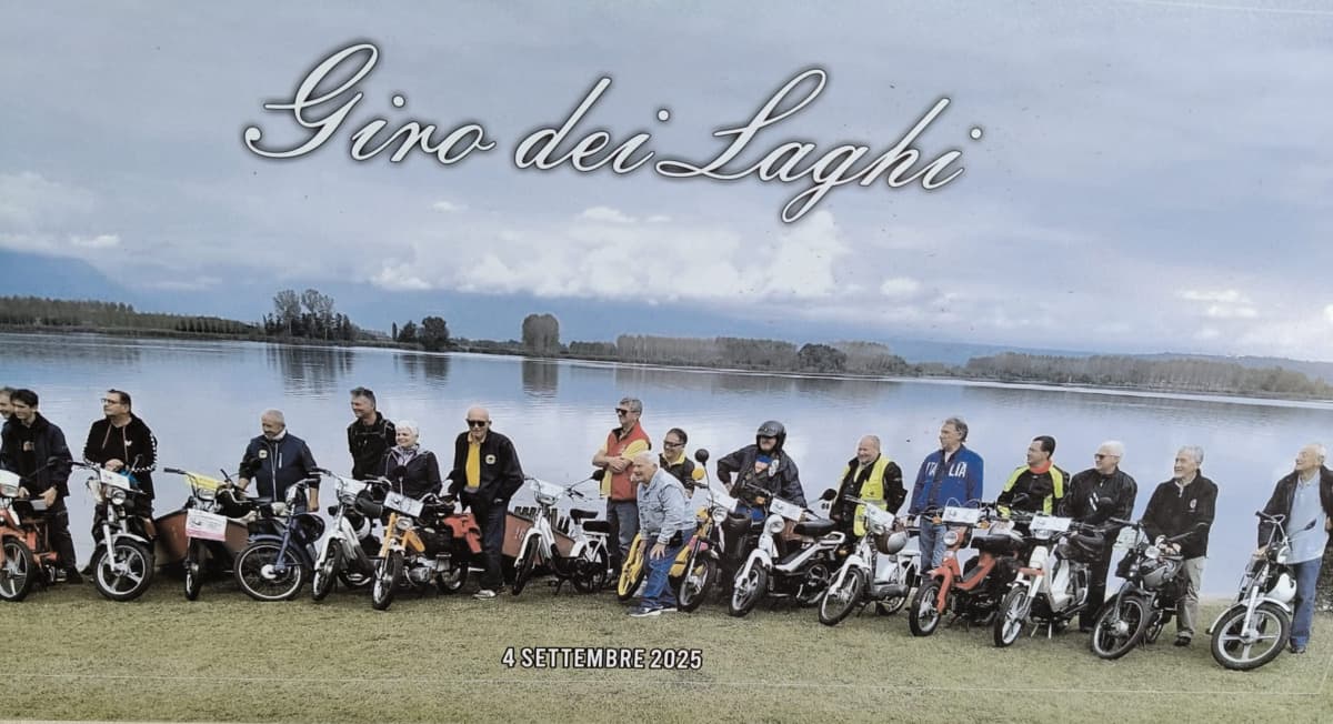 In sella ai Ciao per solidarietà, da Gaglianico oltre 20 amici pronti a percorrere 180 km tra la Valsesia e il Lago d'Orta 