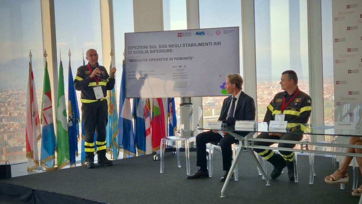 Sicurezza industriale: siglata la convenzione Seveso tra Regione Piemonte, Vigili del Fuoco e Arpa