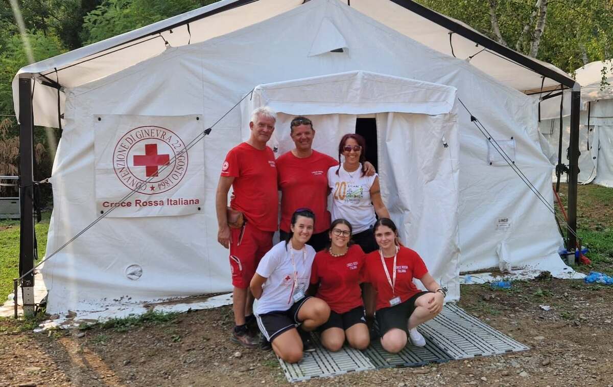 Croce Rossa Biella al campo regionale "I Care Your Children"