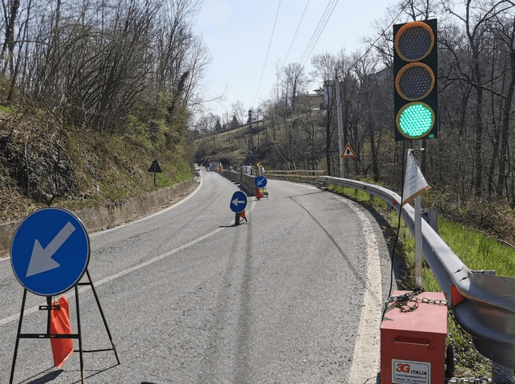 Ailoche, lavori sulla provinciale 121: senso unico alternato