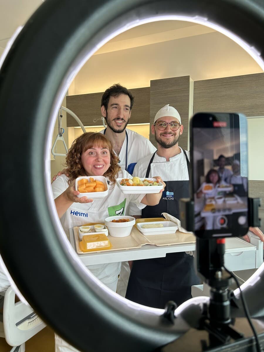 Asl Cn2 con HeiMI per raccontare l'importanza dell'alimentazione ospedaliera