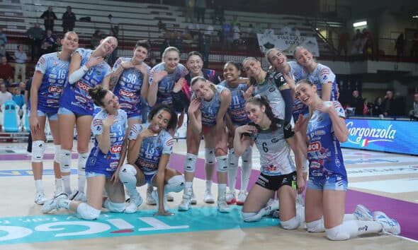 Igor Volley Novara trionfa 3-1 su San Giovanni: settima vittoria di fila