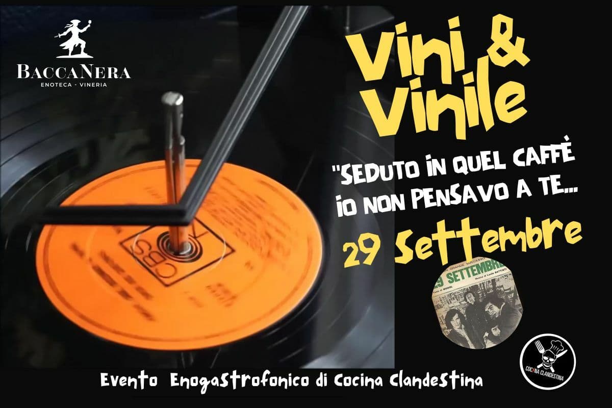 Alla Vineria Baccanera di Torino torna Vini e Vinile & … Volume Due 