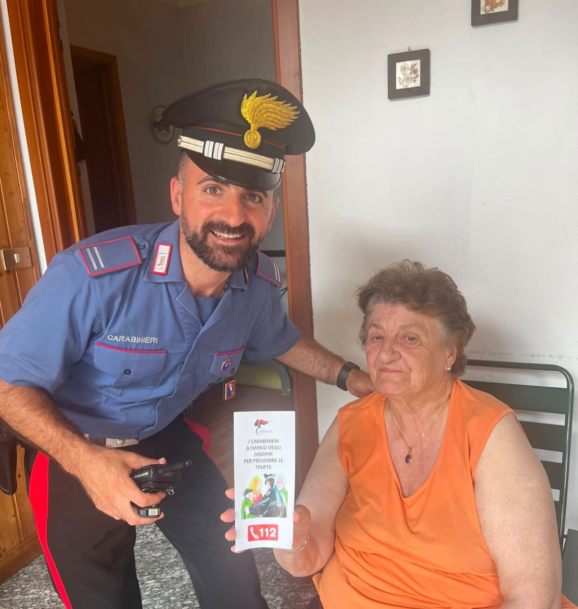 Crevacuore, anziana sventa una truffa: “Grazie ai consigli dei Carabinieri”